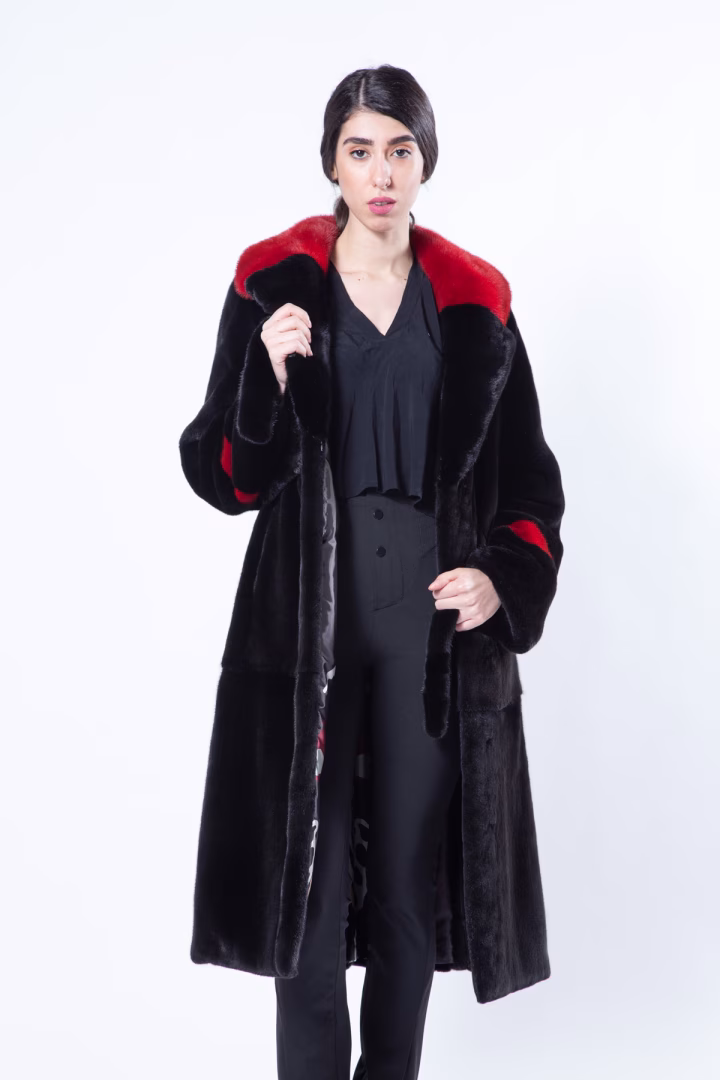 Пальто Аврора из меха норки Blackglama — фото 1 из 7