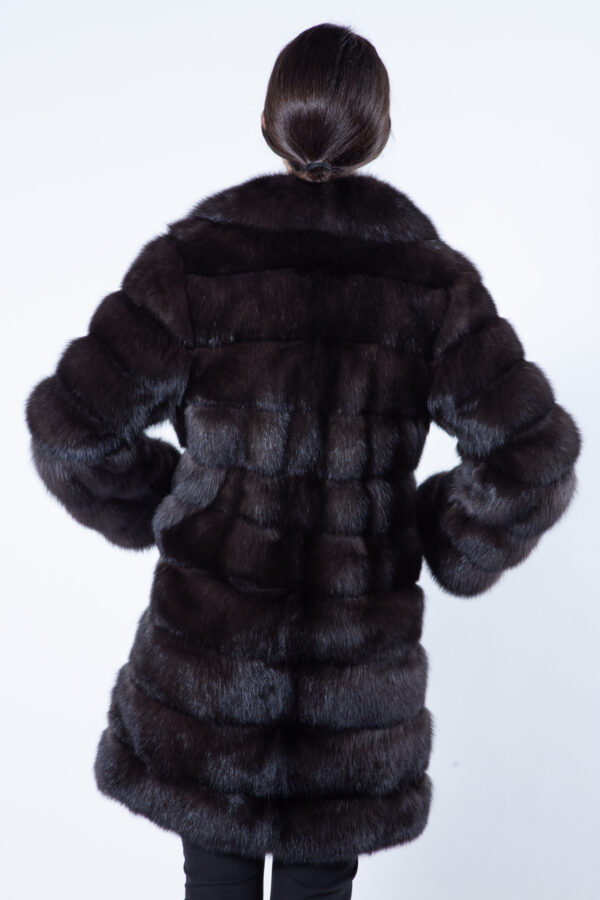 Пальто из баргузинского соболя